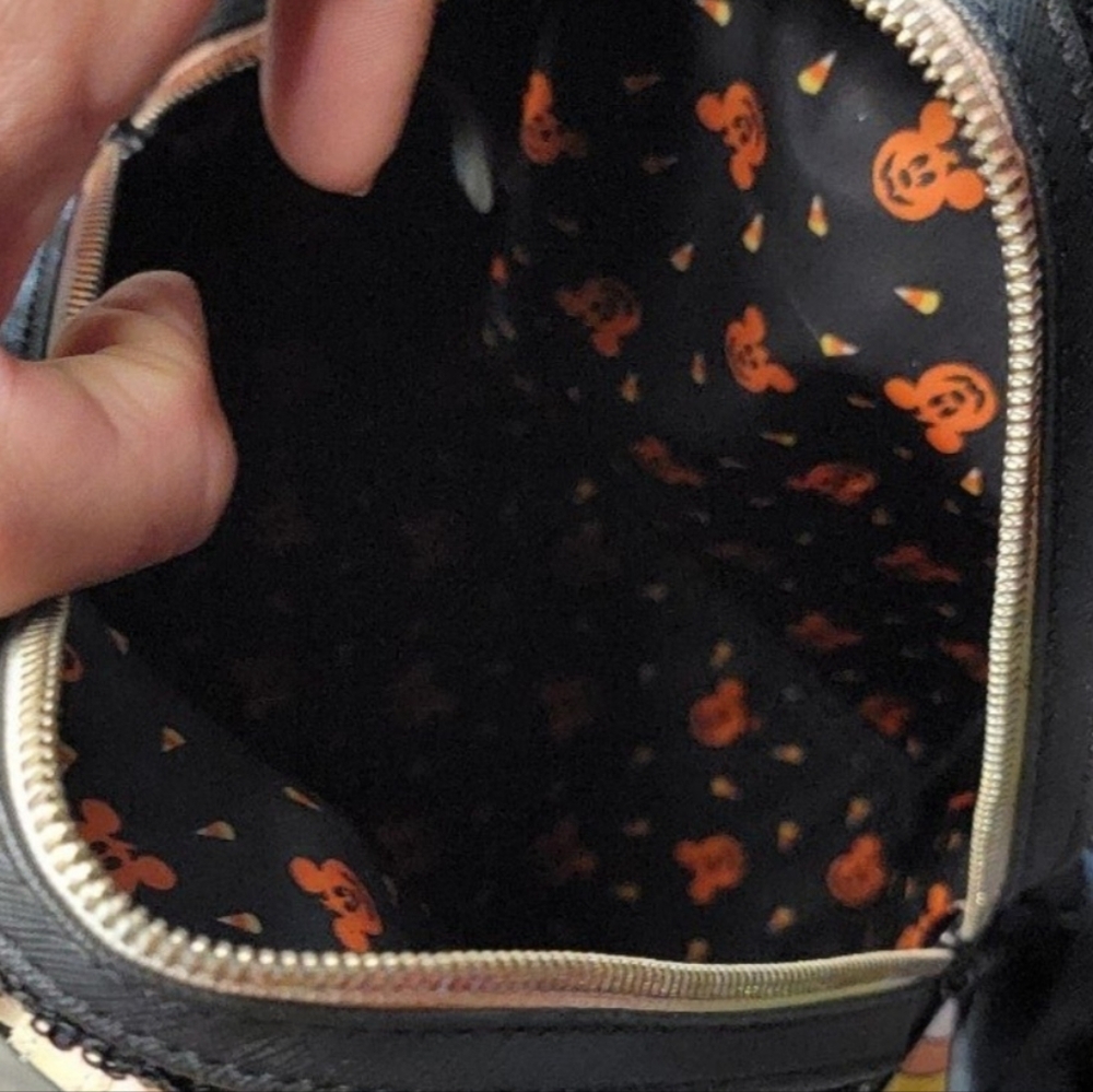 Loungefly Candy Corn Backpack Used - image 8